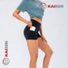 Short corto negro con bolsillo