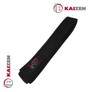 Cinturon KAIZEN Negro 10 costuras