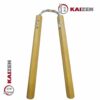 Nunchaku Octogonal de madera union con soga